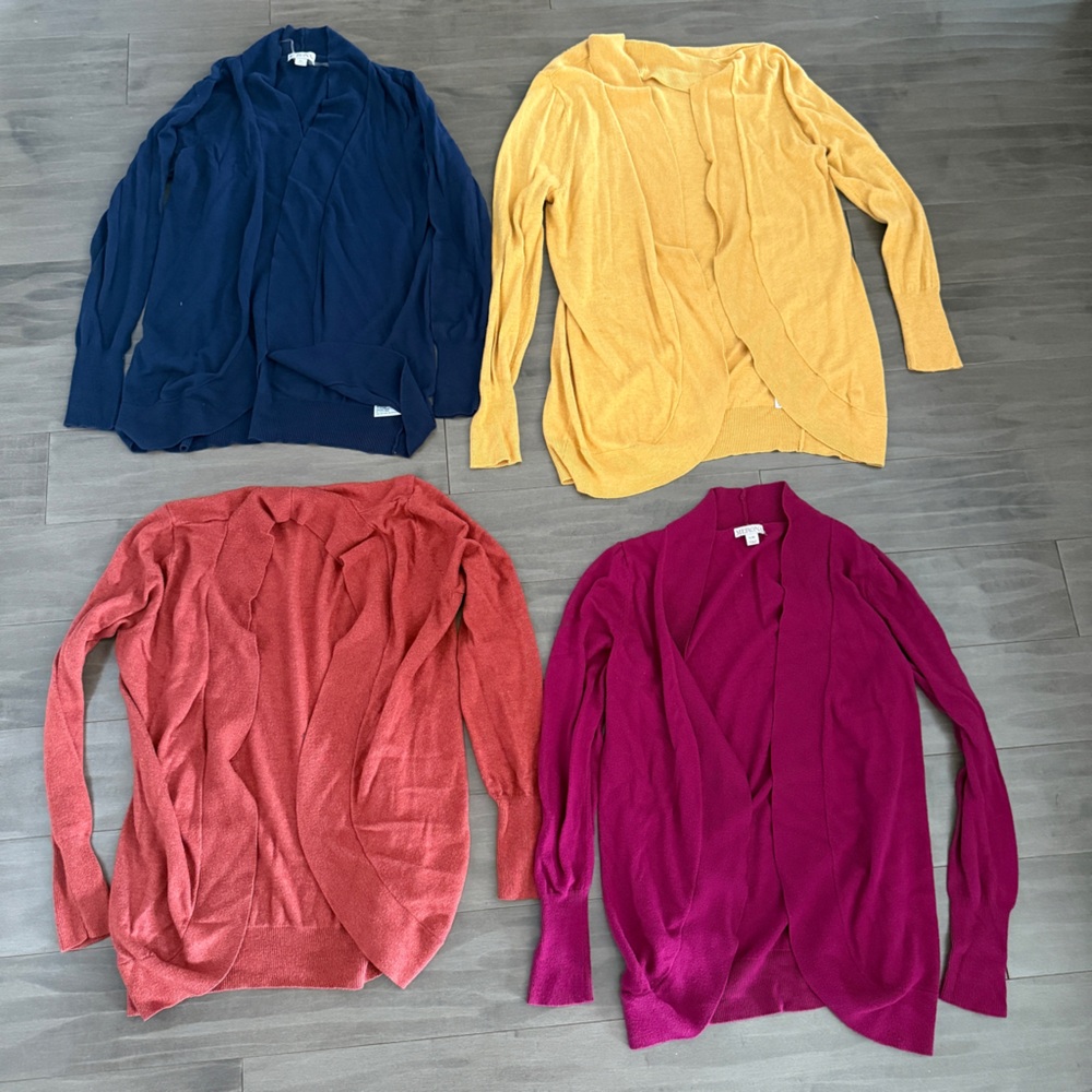 Merona Colourful Cardigan Lot size L & XL